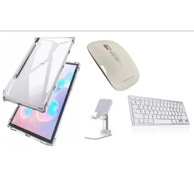 Capa Silicone Tablet S7 Fe 12.4 Kit Mouse+suporte+teclado