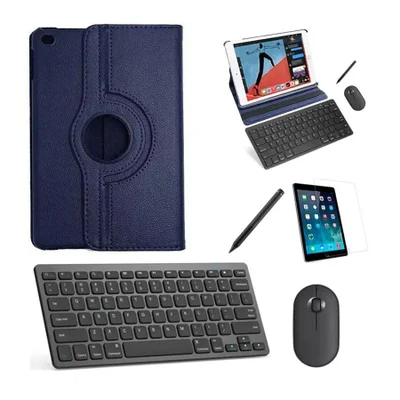 Capa 360 Azul Teclado, Mouse, Pel, Can Stylus Tablet 9 10.2