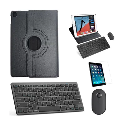 Capa Preta, Teclado Mouse Preto, Pel Para Tablet Pad 5 11"