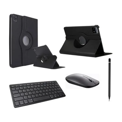 Kit Capa C/ Teclado E Mouse Bluetooth P/ Tablet Tablet Pad6