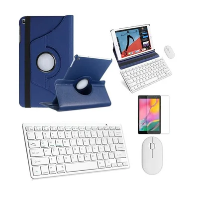 Kit Capa Azul /teclado/mouse/pel Galaxy Tab S5e T725 10.5