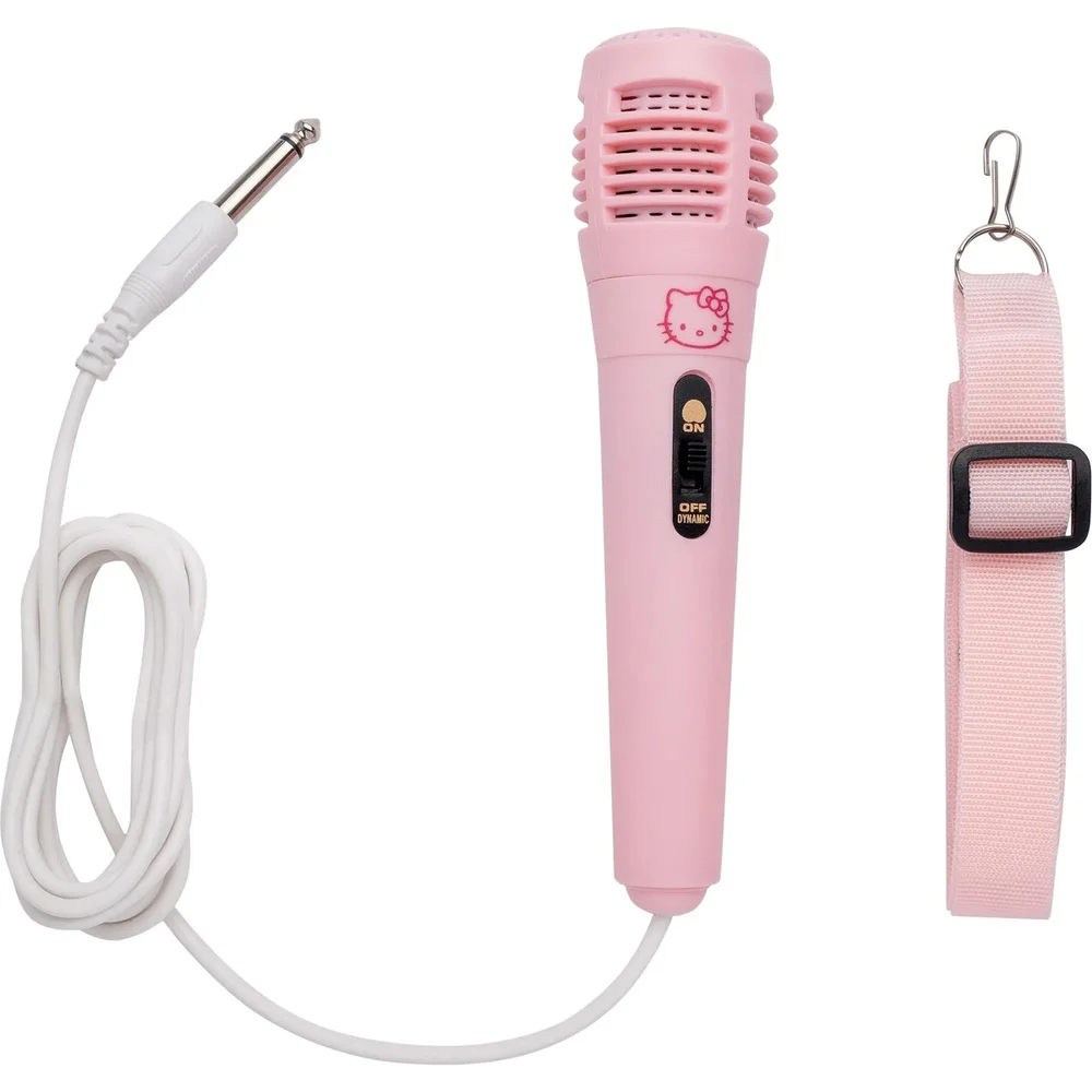 Imagem 4 de 5 do produto Caixa De Som Com Microfone Letron Hello Kitty 60w Rosa