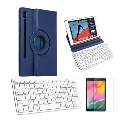 Capa/teclado/pel Para Galaxy Tab S6 Sm T860/t865 10,5" Azul