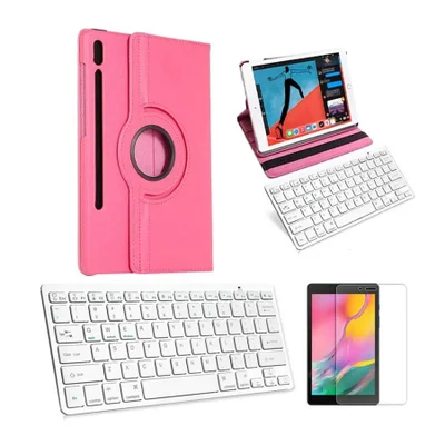Capa/teclado/pel Para Galaxy Tab S6 Sm T860/t865 10,5" Rosa