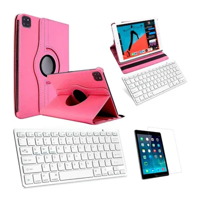 Capa/teclado/película Para Tablet Pad 5 11" Rosa