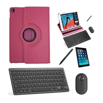 Capa 360 Rosa Tecl, Mou Pel, Stylus Tablet Pro 12,9" 2020/2021