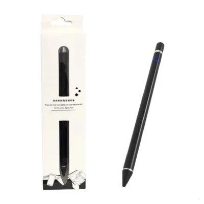 Caneta Touch Para  Tab A7 Sm-t505 Ponta Fina- Preta