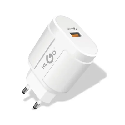 Carregador Turbo Fast Charger  3.0a Kc-300 Klgo Branco