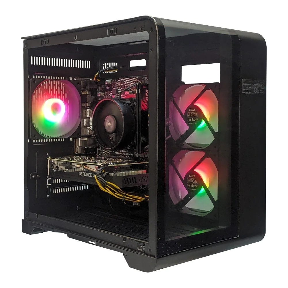 Computador Gamer Stream Amd - Aq 1003 As Dual Channel Amd Ryzen 5 5600 Nvidia Geforce Gtx 1660 Super 16gb Ddr4 (2x8GB) 512gb SSD C/3 Fans Linux - view 2