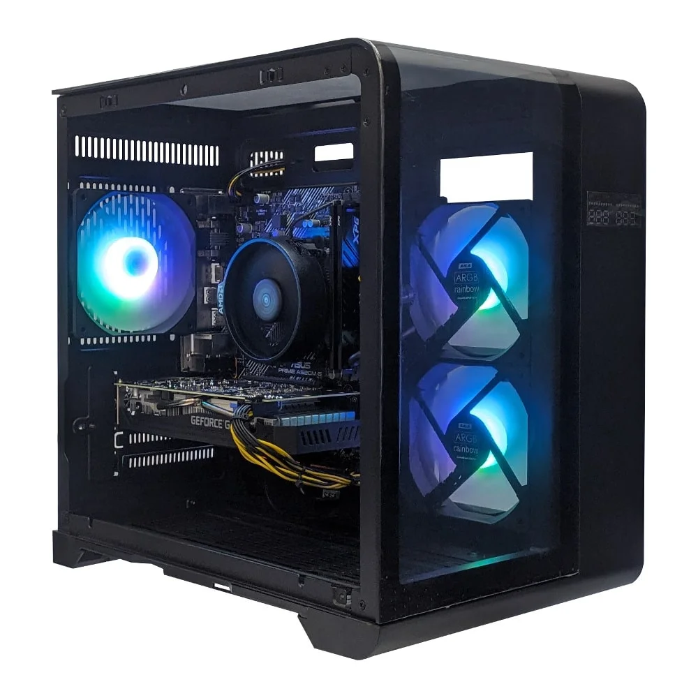 Computador Gamer Stream Amd - Aq 1003 As Dual Channel Amd Ryzen 5 5600 Nvidia Geforce Gtx 1660 Super 16gb Ddr4 (2x8GB) 512gb SSD C/3 Fans Linux - view 3