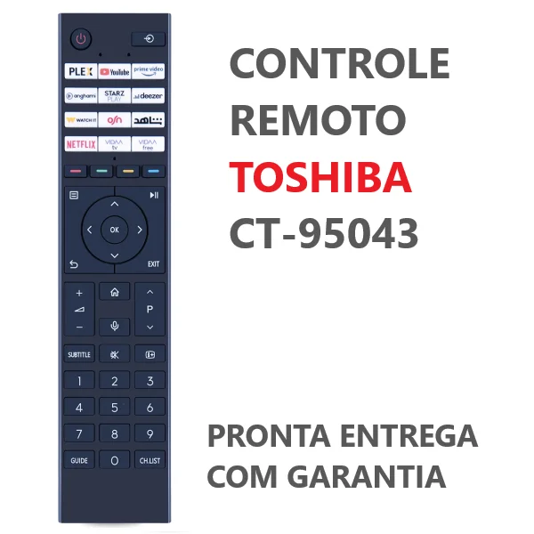 Imagem 3 de 3 do produto Controle Remoto Toshiba Ct-95043 Tv Smart 4k -7362