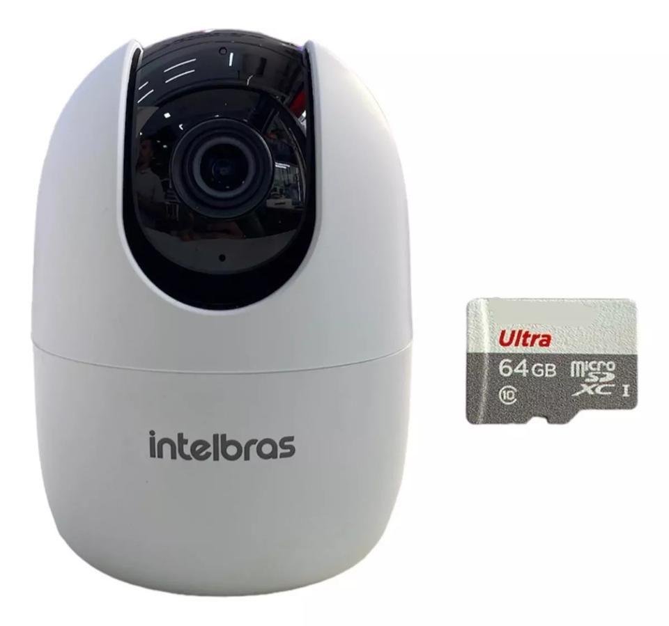 Câmera Ip 360 Full Hd Im4 Mibo Intelbras + Sd 128GB Ultra