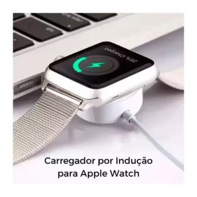 Carregador Fancy Sem Fio 2 Em 1 Para Apple Watch E Samsung — foto 3
