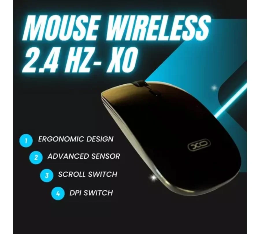 Imagem 2 de 3 do produto Mouse Óptico M7 Wireless Da Xo - Preto