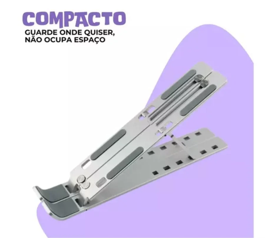Imagem 2 de 5 do produto Suporte Para Laptop Universal - Cinza