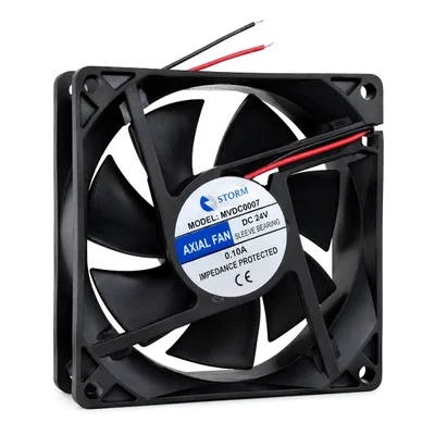 Cooler Microventilador 80x80x25mm 24v - Preto