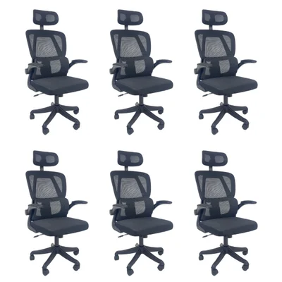 Cadeira De Escritório Presidente Executiva Oficial Legacy - Preto - 6
