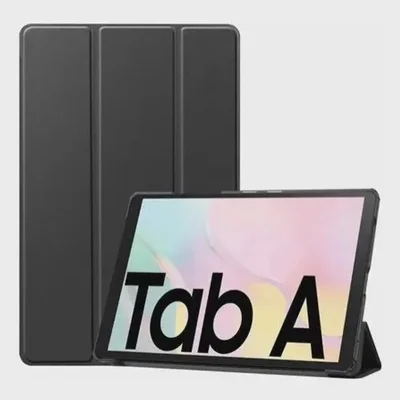 Kit Capa Smart Case Galaxy A7 10.4 T500/t505 /can/pel E Teclado Branco - Suport Tablet - Preto