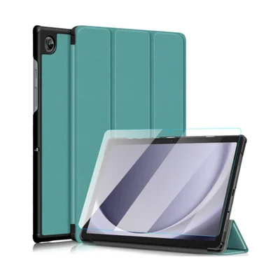 Kit Capa + Pelicula Vidro Para  A9 Plus 11 X216 X210 Cor Azul-turquesa