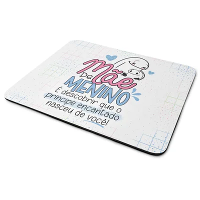 Mouse Pad Flork Mães - Mãe De Menino - 22x18