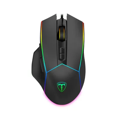 Mouse Gamer T-dagger Camaro RGB, 8000 Dpi, 8 Botões, Black, T-tgm306