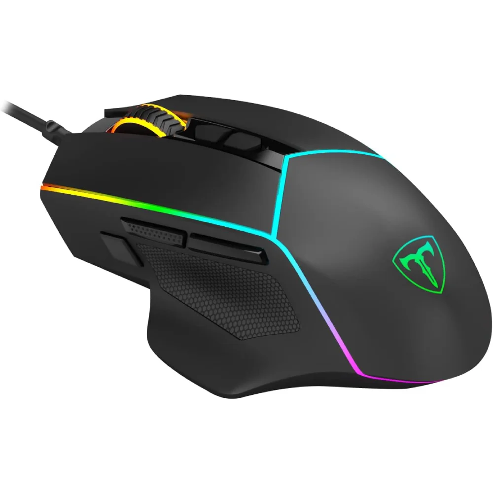 Imagem 2 de 5 do produto Mouse Gamer T-dagger Camaro RGB, 8000 Dpi, 8 Botões, Black, T-tgm306