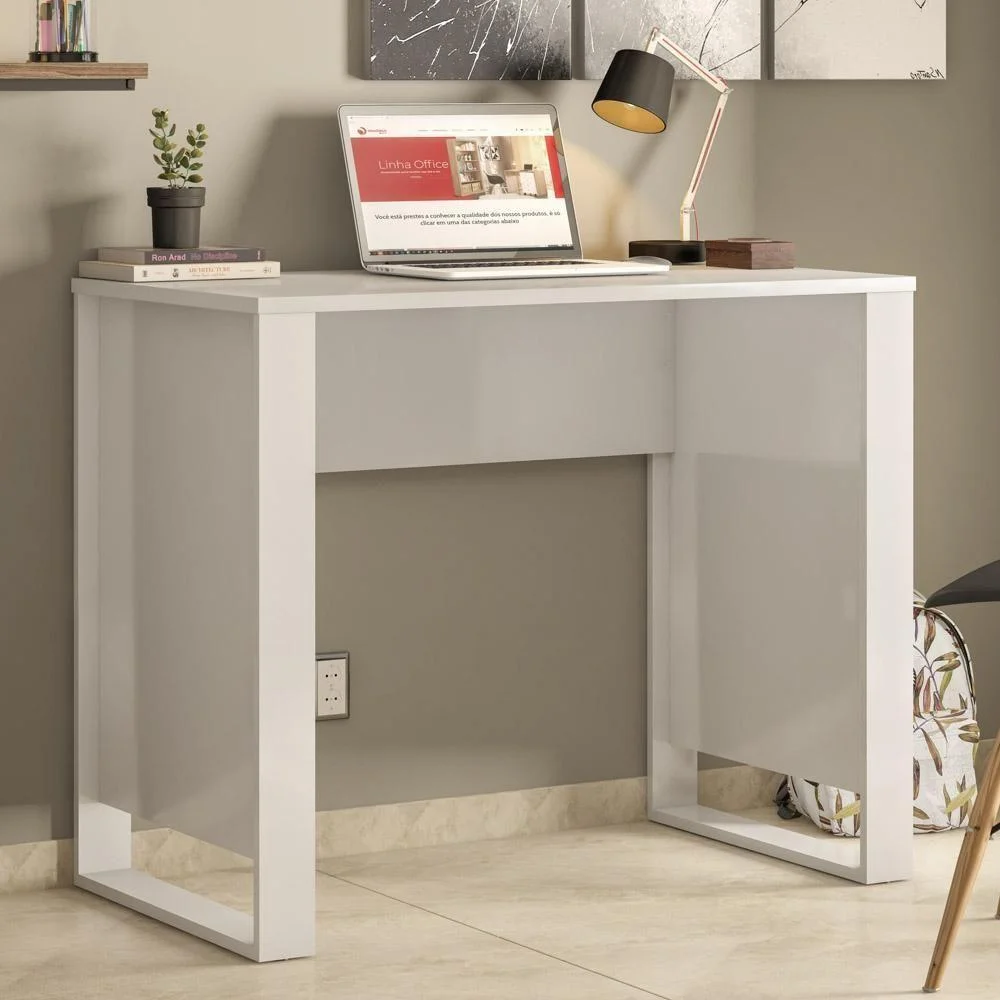 Imagem 2 de 3 do produto Mesa Para Computador Office Morada D02 Branco - Mpozenato