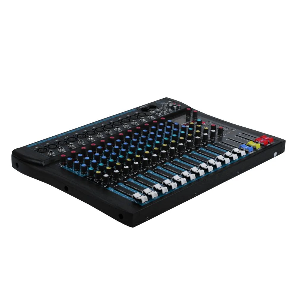 Imagem 2 de 5 do produto Mesa De Som Profissional 12 Canais Usb Mp3 Display Com Equalização Por Canal