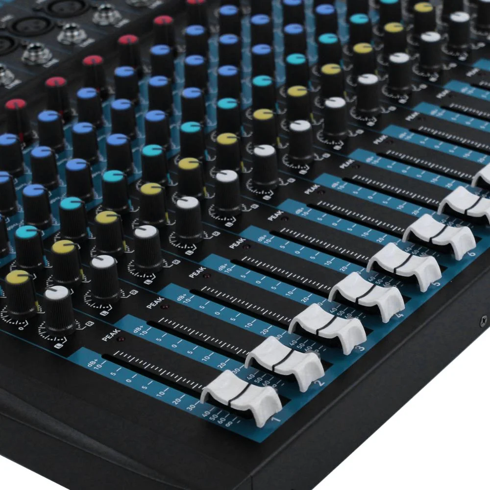 Imagem 3 de 5 do produto Mesa De Som Profissional 12 Canais Usb Mp3 Display Com Equalização Por Canal