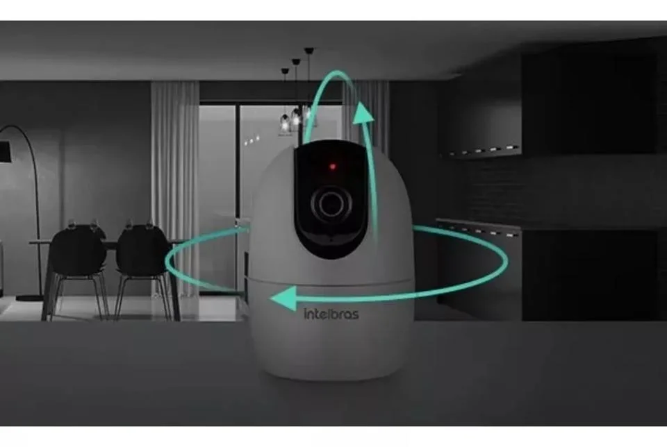 Imagem 2 de 5 do produto Kit 2 Câmera Ip 360 Full Hd Im4 Mibo Intelbras + Sd 128GB Ultra