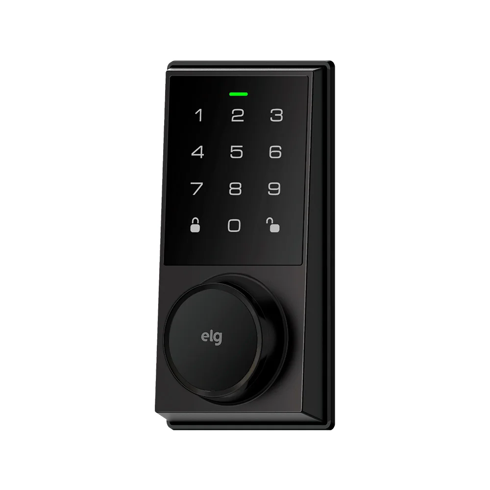 Fechadura Digital Smart Lock, Senha Numérica Touchscreen, Ip54, Até 50 Usuários, Preto, Scfd100pr, Elg