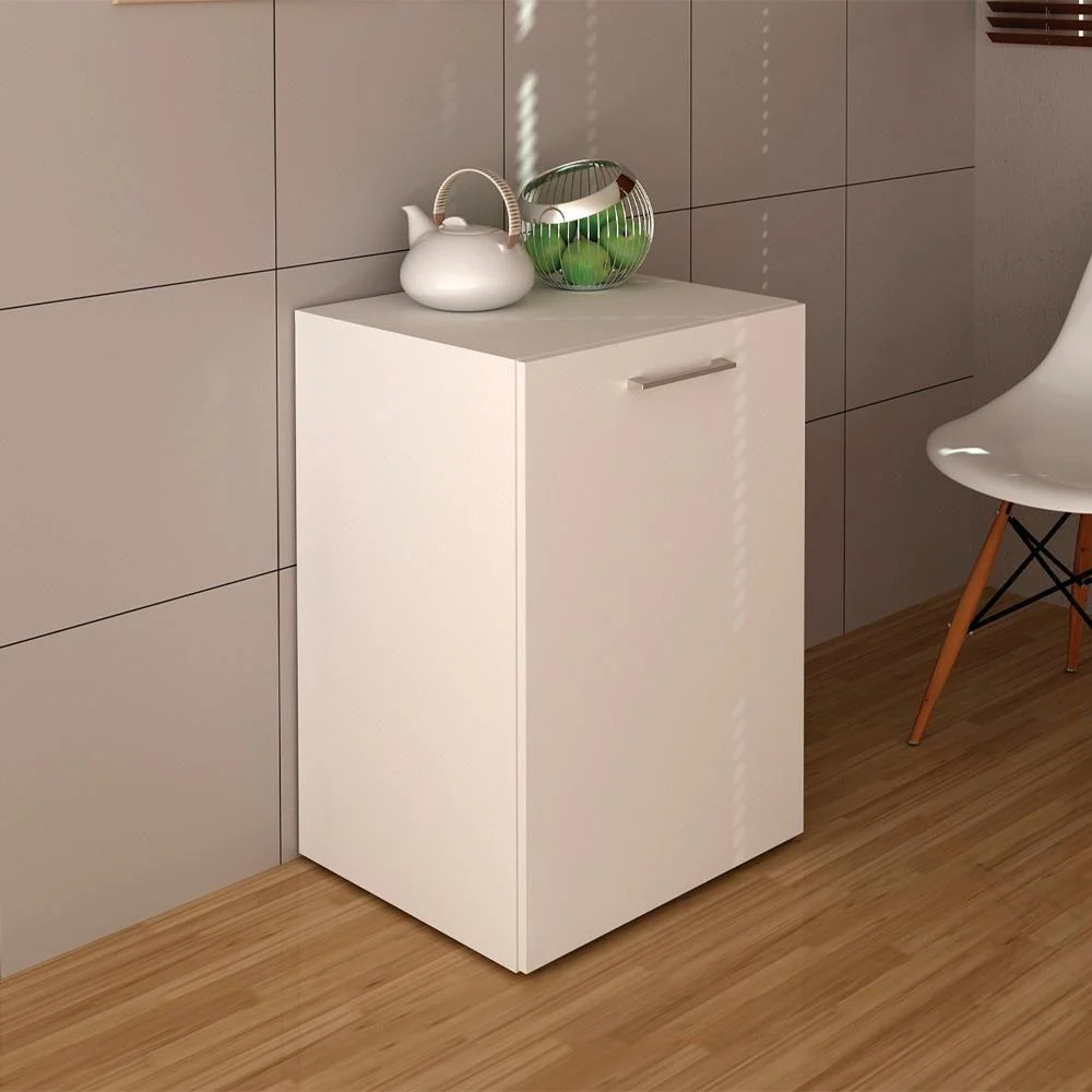 Imagem 2 de 5 do produto Escrivaninha Multiuso Retratil 2 Nicho Me4170 Branco