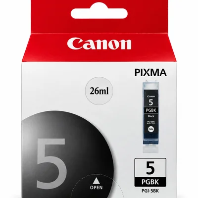 Cartucho Canon Pgi-5bk Preto 26ml | Ip3500 Ip4200 Ip4300 Ip4500
