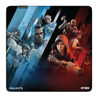 Mousepad Gamer Fallen Rainbow6 Speed++ Grande Preto - Mp-r6-smm-gr