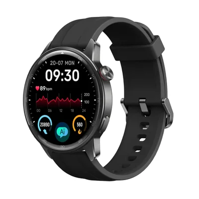 Smartwatch Realme Watch S2, Gps Integrado, Chamadas Bluetooth,tela 1.43 AmoLED, Ip68, Preta