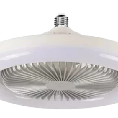 Luminária Lâmpada E27 Ventilador Teto 36w Led Rgb Branco Bivolt
