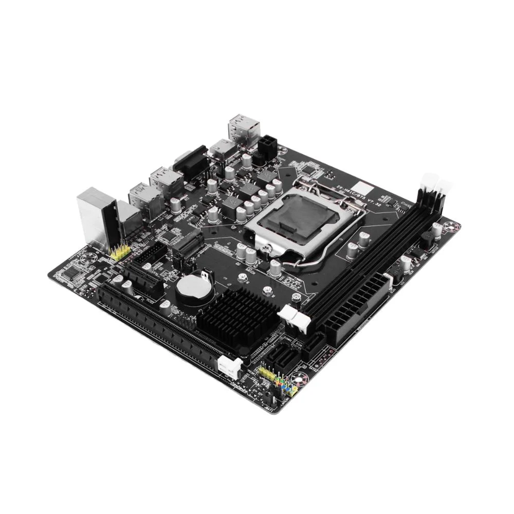 Placa-mae Bmbb75-d3hgu-m2 Rev 2.0 Box Ddr3 1155p Rede 10/100/1000 Bluecase - 16gb / Vga / HDMI / Usb 3.0 / M.2 Nvme.