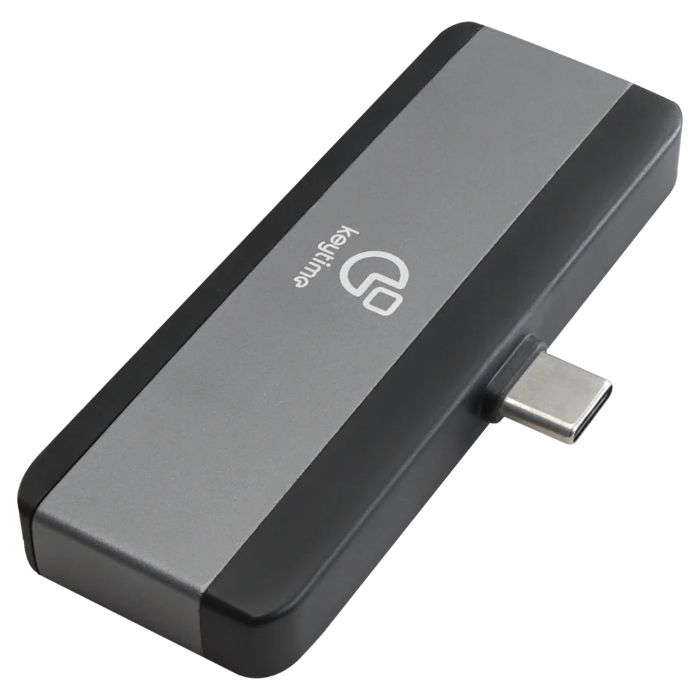 Imagem 4 de 5 do produto Adaptador Usb 5 Em 1 Keytime Hub Station Usb-c/hdmi/usb-c/p3