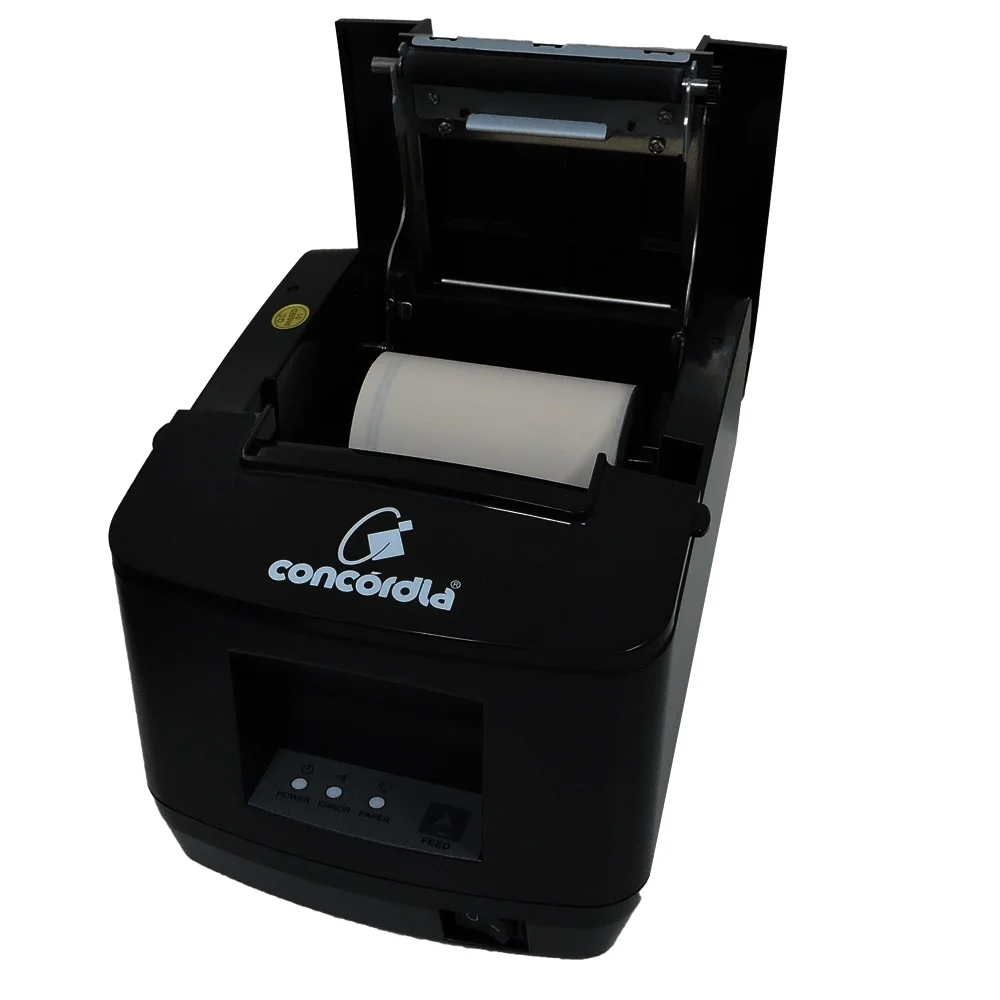 Impressora Não Fiscal Térmica De Cupom Concórdia Xp V320 Usb, Bluetooth E Ethernet Preta