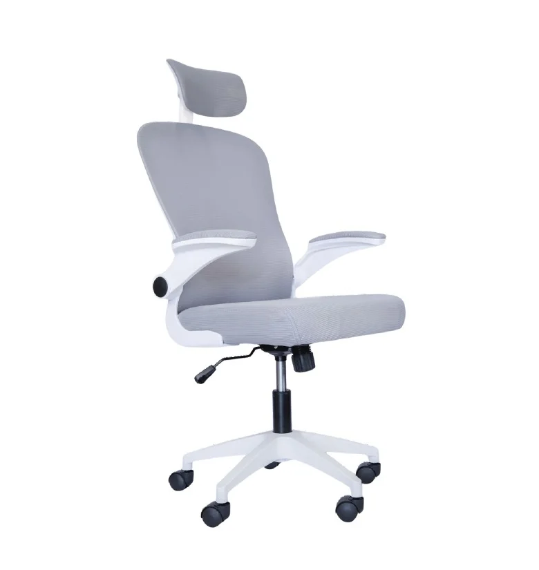 Imagem 5 de 5 do produto Cadeira Executiva Ergonômica C7 Neo Office com Apoio Lombar, Tela Mesh, Ajuste de Altura e Base Giratória - Branca
