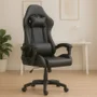 Cadeira Gamer C7 Neo Ergonômica com Almofadas de Cabeça e Lombar, Design Resistente - Preta e Branca - Preta