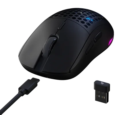 Mouse Gamer Sem Fio Fallen Pantera Pro Wireless Preto - Mo-fn-pa-pro-wl-pt