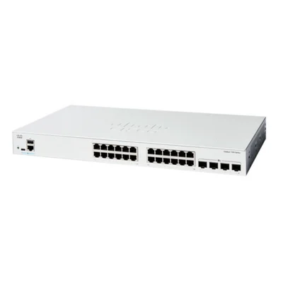 Switch Cisco Catalyst C1300 24p 1300 24-port Ge Layer 3 Gerenciável 4x1g Sfp C1300-24t-4g
