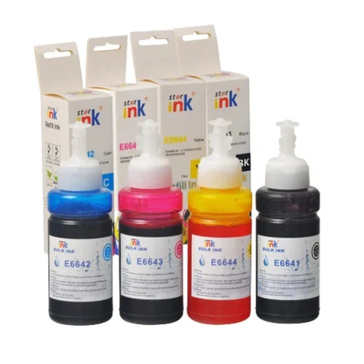 Kit Tinta Compatível Epson T664 | T673 | Star Ink 70ml | Com Caixa