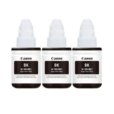 Kit 3 Refil De Tinta Gi190 Preto   Para G3100 G3110 G4100