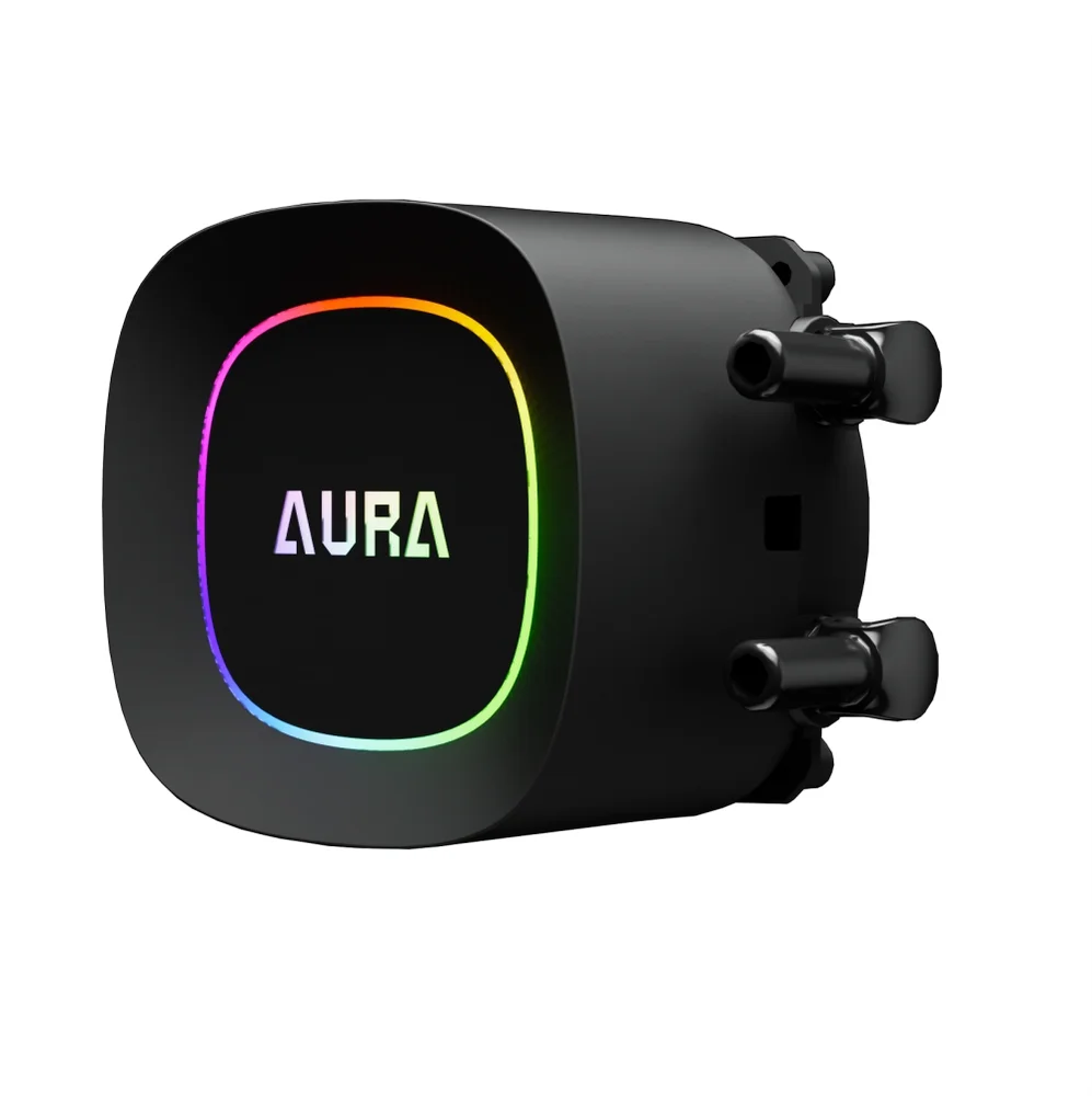 Water Cooler 360mm Gamdias Aura Gl 360 Lite, ARGB, Black - Aura Gl360 Lite Water Cooler 360mm Gamdias Aura Gl 360 Lite, ARGB, Black - Aura Gl360 Lite
