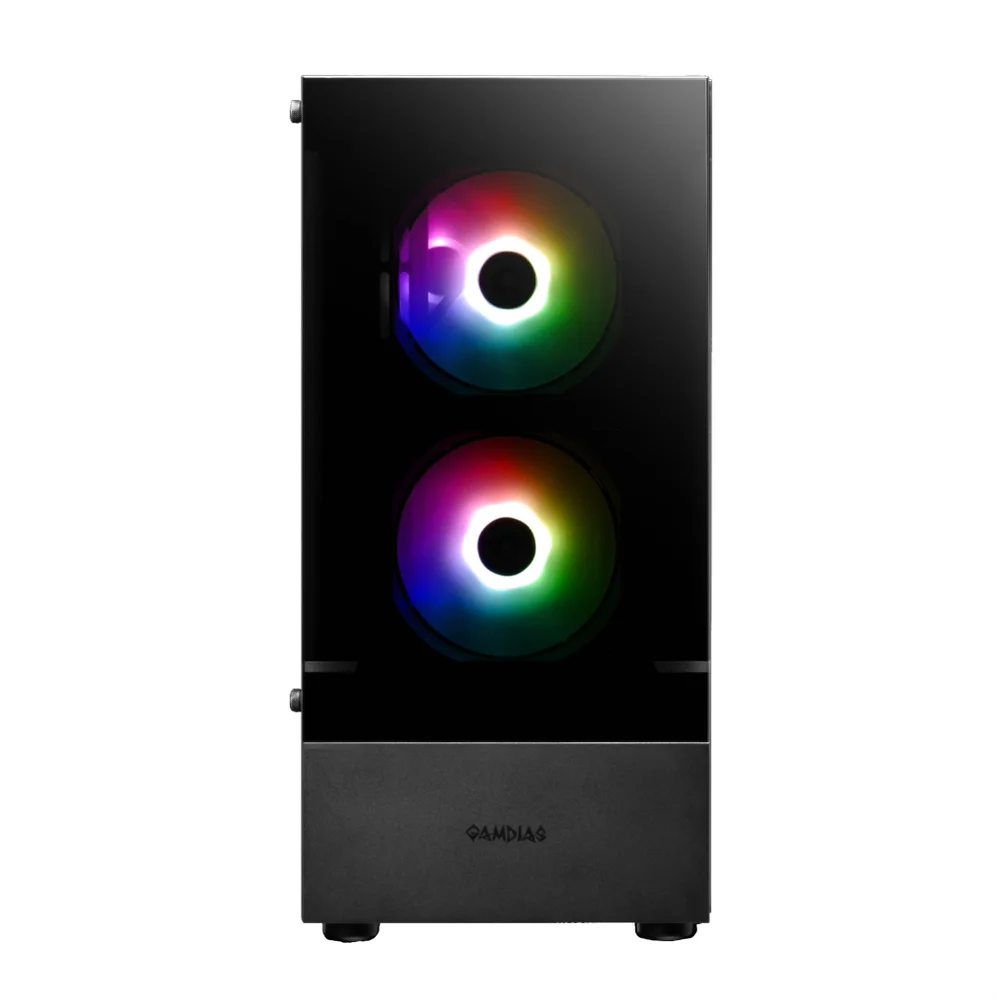 Imagem 3 de 5 do produto Gabinete Gamer Gamdias Talos E3, Mid-tower, Vidro Temp, 3 Fans, Black - Talos E3