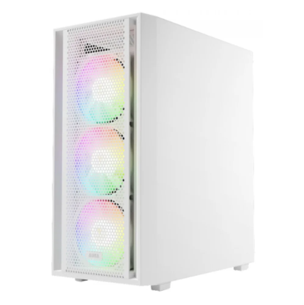 Imagem 5 de 5 do produto Gabinete Gamer Gamdias Aura Gc2 Elite Wh ARGB, Mid-tower, Vidro Temp, 4 Fans, White - Aura Gc2 Elite Wh ARGB