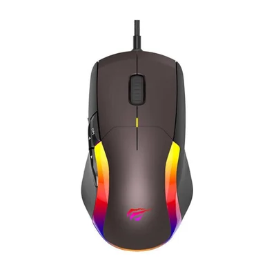 Mouse Gamer RGB Havit Ms959s 8 Botões 10000 Dpi Preto