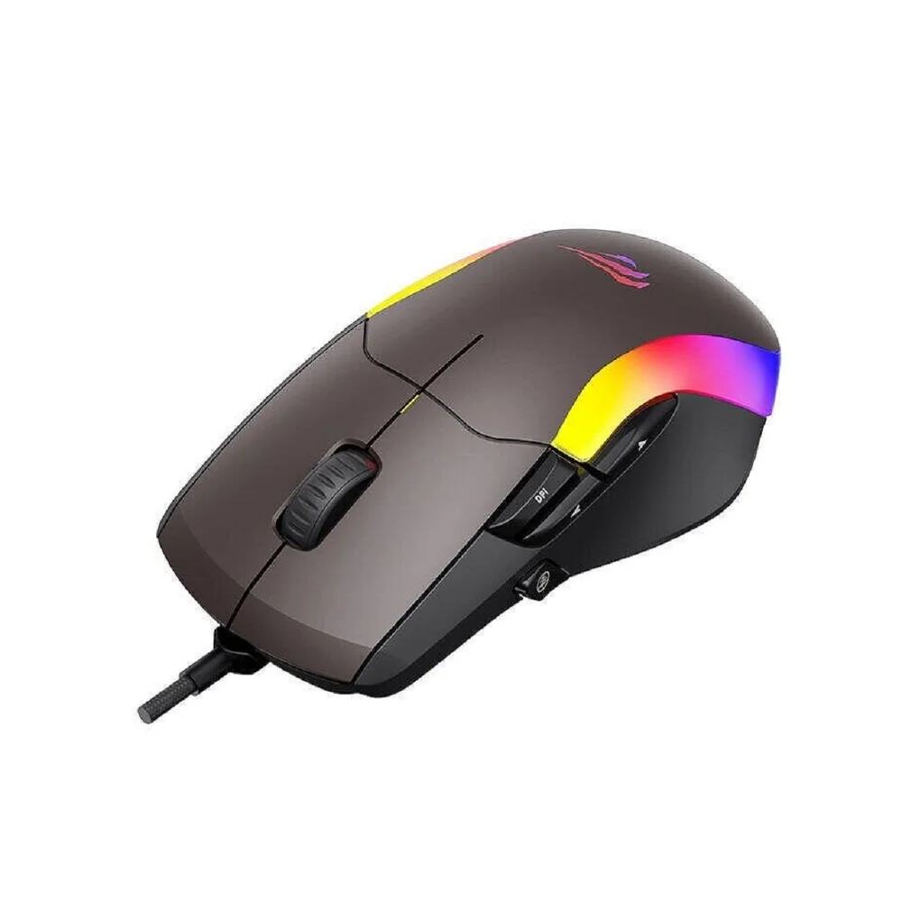 Imagem 2 de 4 do produto Mouse Gamer RGB Havit Ms959s 8 Botões 10000 Dpi Preto